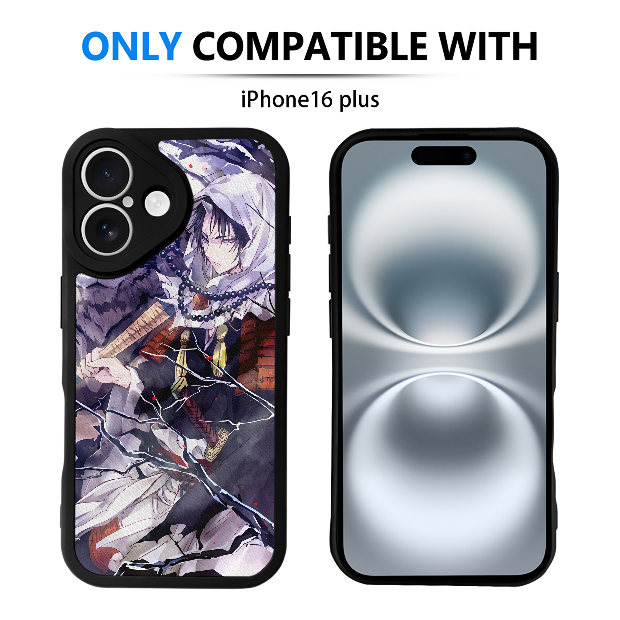 （画像用） 刀剣乱舞 Touken Ranbu 【iPhone 16シリーズ対応】シリコンスマホケース（レザー調） 材質：シリコン